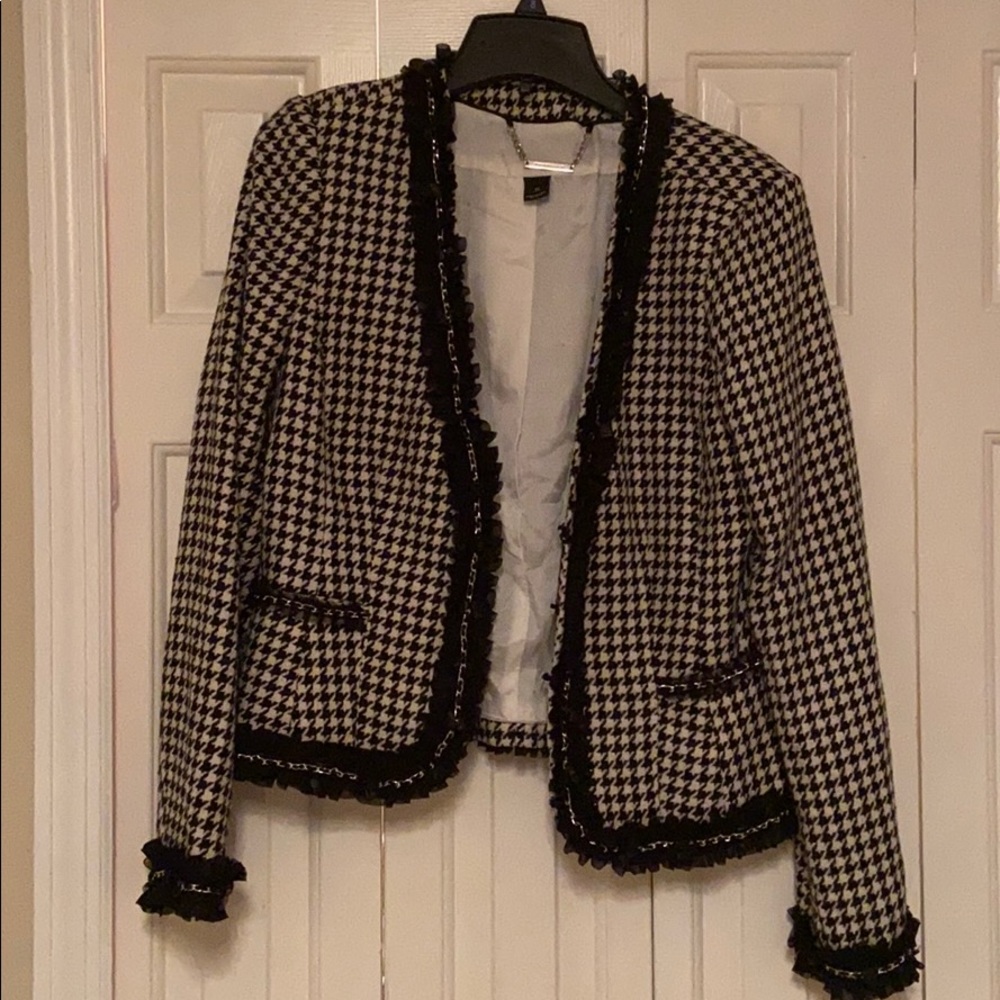 Chic Black and White coat